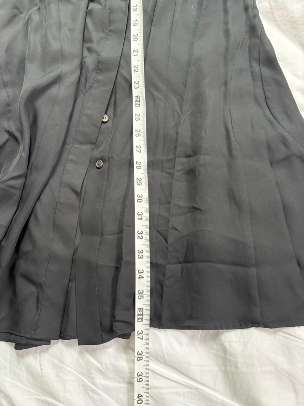 Narciso Rodriguez Black Short-Sleeve Midi Dress - Picture 5 of 5